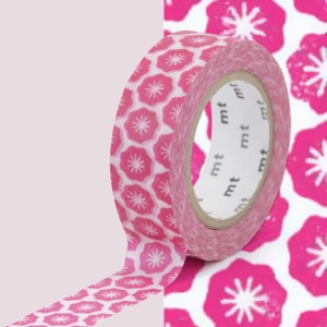Taśma washi mt masking tape - fuksja