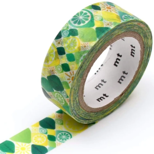 Taśma washi mt masking tape  - cytryna