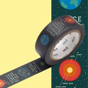 Taśma washi mt masking tape - kosmos