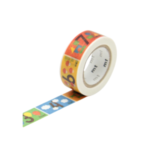 Taśma washi mt masking tape Kids - cyfry