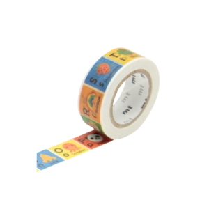 Taśma washi mt masking tape Kids -  Alfabet N - Z