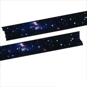 Taśma dekoracyjna washi tape - galaktyka