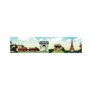 Taśma ozdobna washi tape - Paryż