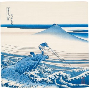 Furoshiki Ukiyoe Hokusai Kajikazawa 48 cm