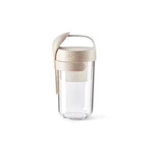 Lunchbox bento pojemnik z łyżką Lekue Jar To Go Organic - słoik 600 ml