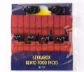 lekkabox cats bento  food picks