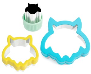 Wykrawacze do kanapek  - sowy 3 sztuki 