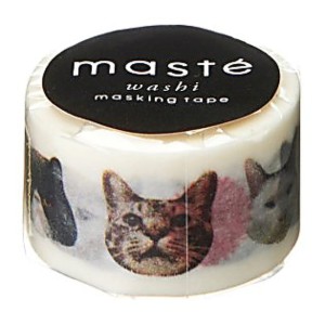 Taśma papierowa washi tape - koty