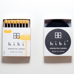 hibi 10MINUTES AROMA yuzu  - japońskie kadzidełka