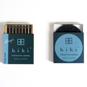 hibi 10MINUTES AROMA drewno cedrowe - japońskie kadzidełka