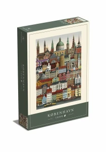 Puzzle z miastami Martin Schwartz Kopenhaga - 1000 elementów