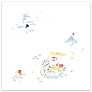 Tenugui - japońska chusteczka ze smokami