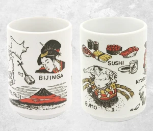 Japoński kubek ceramiczny yunomi - Bijinga