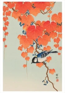 Karta pocztowa - Ohara Shōson