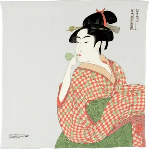 Furoshiki ukiyo-e Utamaro 70 cm  