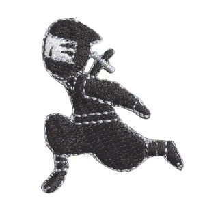 Ninja  - haftowana naklejka - naprasowanka - łatka - patch 