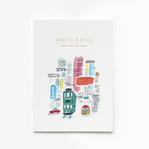 Hong Kong - ilustrowany notes - travel journal 
