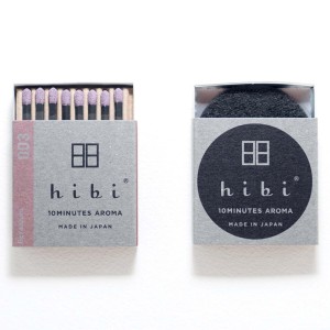 hibi 10MINUTES AROMA  geranium - japońskie kadzidełka  