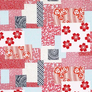 Furoshiki Flower Patchwork  Hare Tsutsumi - 150 cm