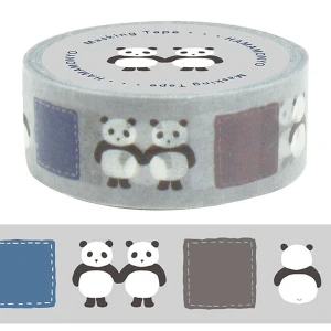Taśma dekoracyjna washi - patchwork panda