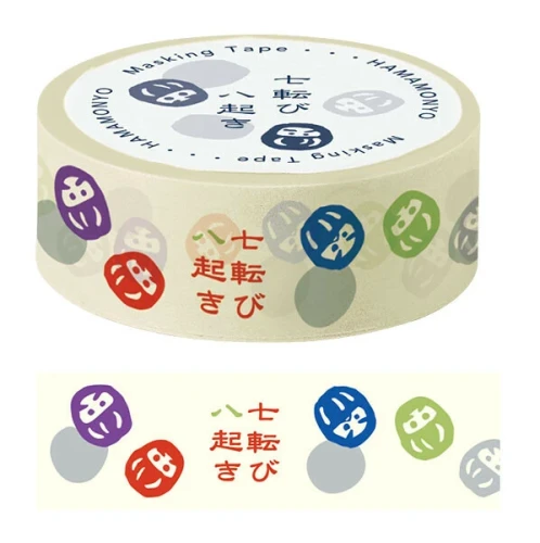 japońska taśma washi daruma