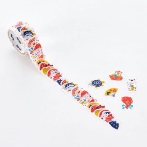 Taśma washi i naklejki -  bande - japońskie symbole