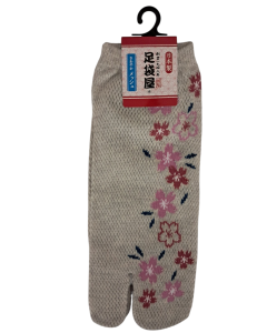 Tabi  skarpety stopki - popielate - sakura /23-24 cm/ 