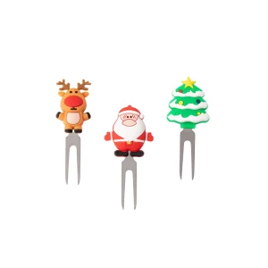 Świąteczne widelczyki do bento - 5 cm
