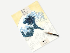 Hokusai  - książka do kolorowania  - Artists' Colouring Book - The Pepin Press