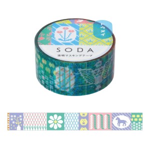 Soda - taśma dekoracyjna 20 mm - retro