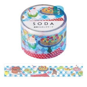 Soda - taśma dekoracyjna 30 mm - czas na herbatę