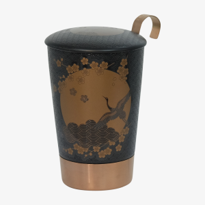OUTLET Porcelanowy kubek termiczny Teaeve - żuraw 