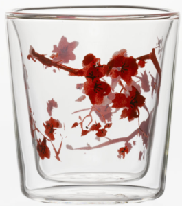 Szklanka z podwójną ścianką - sakura 250 ml