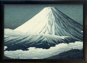 Góra Fuji - obraz w aluminiowej ramce - Takahashi Shotei