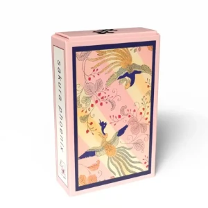 Mini puzzle - feniks i sakura - 99 elementów 