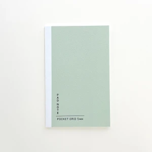 Pad Note Pocket - kratka 5mm zielony
