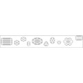 taśma washi mt masking tape JEWEL metalizowana