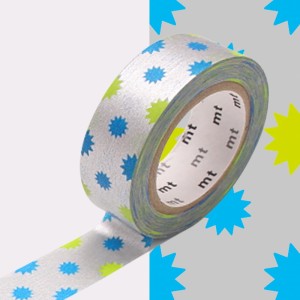 Taśma washi mt masking tape - Kirakira Silver