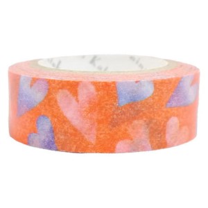 Taśma washi Shinzi Katoh - serca
