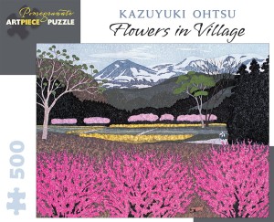Puzzle Japonia - Kazuyuki Ohtsu Kwiaty - 500 elementów