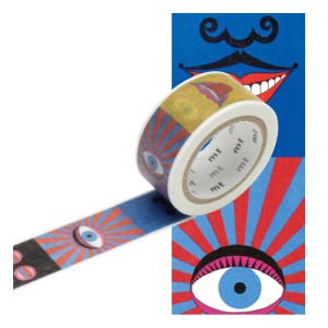 Taśma washi mt masking tape - oko i usta
