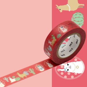 Taśma washi mt masking tape - lama