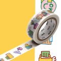 Taśma washi mt masking tape 15 mm - Motyw naklejka