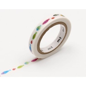 Taśma washi mt masking tape - rybki