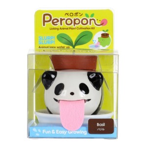 Peropon - mini panda z roślinką