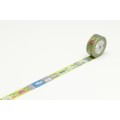 Taśma washi mt masking tape Kids 15 mm - miasto