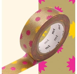 Taśma washi mt masking tape Kirakira Gold