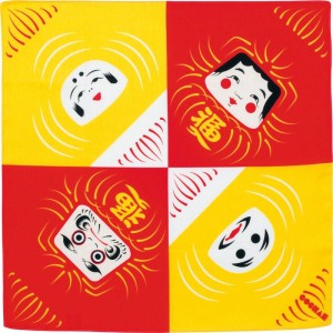 Furoshiki Origami  Fuku Cochae Daruma 48 cm  