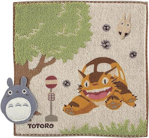 Tenugui Totoro Kotobus - ręczniczek - Studio Ghibli 