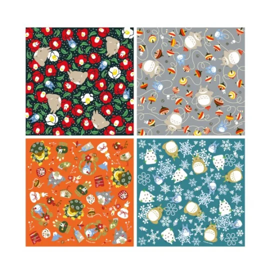 Chiyogami Origami -  Totoro  Zima - Studio Ghibli